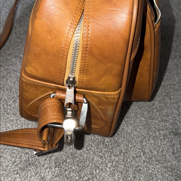American Tourister Tan Men's Messenger Bag - Picture 3 of 5